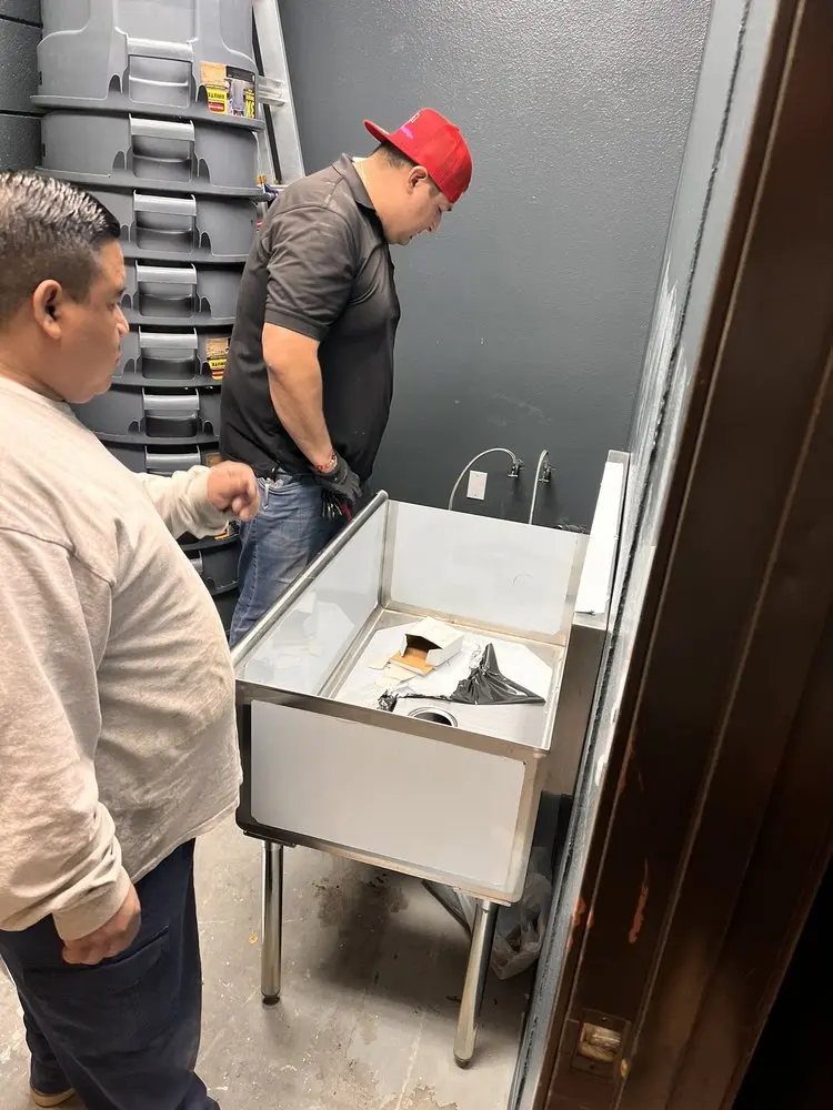 Commercial plumbing and sink installation in Sprucewood